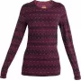 Icebreaker Merino 200 Oasis LS Crew Women's First Snow Nightshade/Tempo