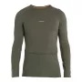 Icebreaker Merino 200 ZoneKnit LS Crew Herren Loden/Ether
