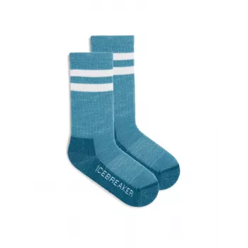 Icebreaker Merino Hike Light Crew Kinder Socken Topaz/Snow