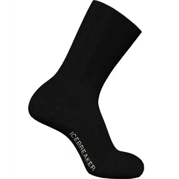 Icebreaker Merino Lifestyle Light Crew Socken Herren Schwarz (Large)