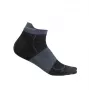 Icebreaker Merino Run+ Ultralight Micro Socks Herren Schwarz/Grau