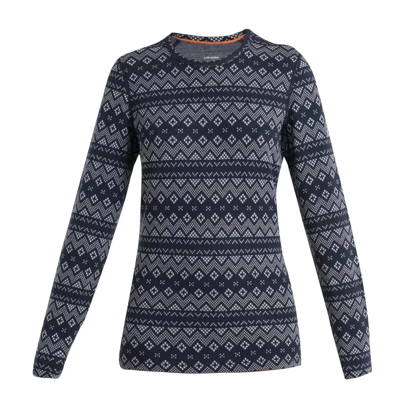 Icebreaker Merino Vertex 260 LS Crew Damen First Snow