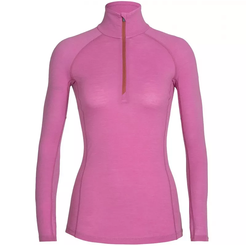 Icebreaker Merino Zone Half Zip 150 Damen Baselayer Top Cosmic Grape