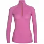 Icebreaker Merino Zone Half Zip 150 Damen Baselayer Top Cosmic Grape