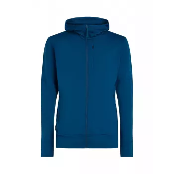 Icebreaker Quantum IV LS Zip Hoodie Herren Atlantis