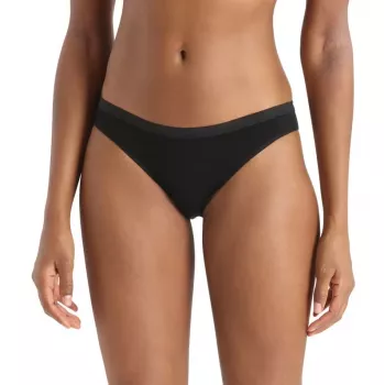 Icebreaker Siren Bikini Damen Thermounterwäsche Schwarz