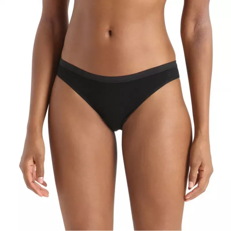 Icebreaker Siren Bikini Damen Thermounterwäsche Schwarz