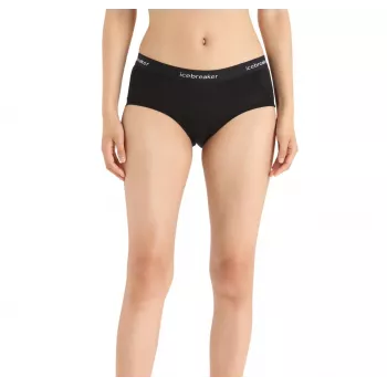 Icebreaker Sprite Hot Damen Base Layer Leggings Schwarz