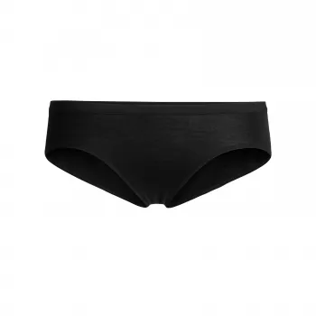 Icebreaker Damen Siren Hipkini Merino Wool Briefs (83% Merino Wool) – Schwarz