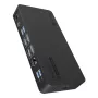 ICY BOX Heart Dock 2255 11-in-1 Dockingstation, DisplayLink DL-6950, 2x HDMI/DP 4K@60Hz, 96W Power Delivery, Gigabit LAN, USB-C/A 10Gbps