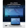 Icy Box IB-WL101 Wireless HDMI Extender Kit - USB-C auf HDMI Sender & Empfänger, Full HD 1080p, 30m Reichweite, Schwarz