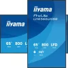 IIYAMA LH6566UHSB-B1AG 65 Zoll 4K UHD Digital Signage Display mit Android 11, 500 cd/m², 2x HDMI, USB-C, DP, WiFi, 18/7 Betrieb