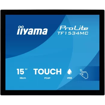 IIYAMA ProLite TF1534MC-B8X 15 Zoll XGA TN LED Touch-Monitor (HDMI, DP, VGA, USB, IP54)