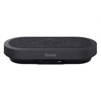 IIYAMA WP-MEET03M Wireless Presentation Transmitter mit 8-Mikrofon-Array, 4K UHD, USB-C, Schwarz