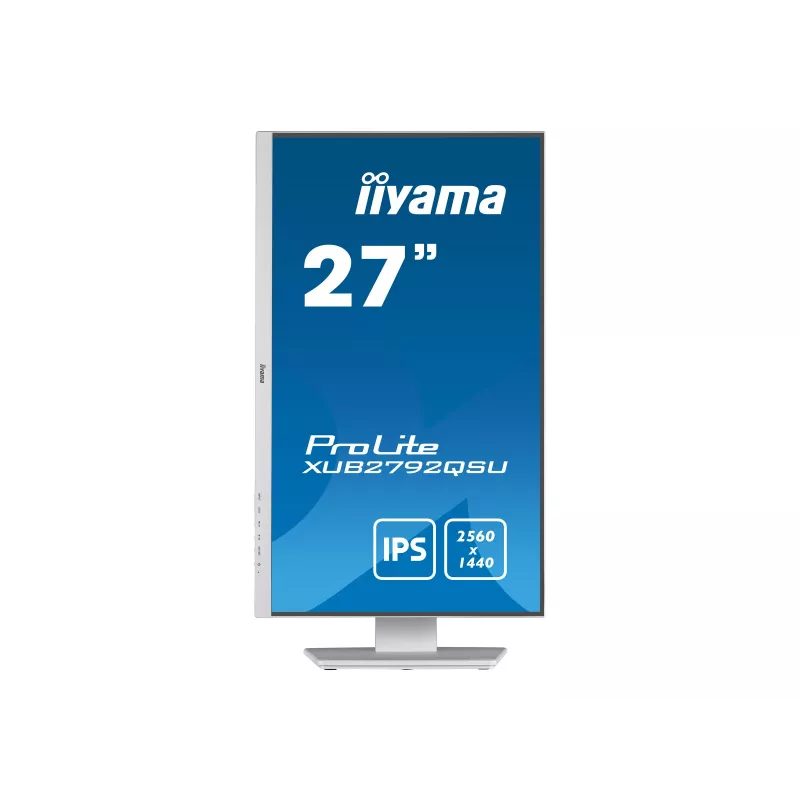 IIYAMA XUB2792QSU-W5 27 inch WQHD IPS LED Business Monitor - Weiß