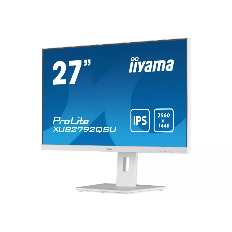 IIYAMA XUB2792QSU-W5 27 inch WQHD IPS LED Business Monitor - Weiß