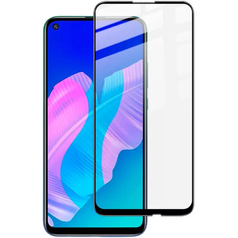 iLike 2.5D Black Frame Full Glue Tempered Glass Screen Protector für Huawei P40 Lite E