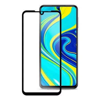 iLike 2.5D Black Frame Full Glue Tempered Glass Screen Protector für Xiaomi Redmi Note 9 Pro / Redmi Note 9S