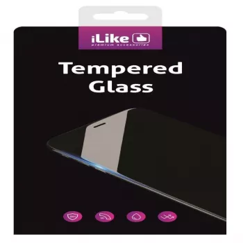 iLike 2.5D Black Frame Full Glue Tempered Glass Screen Protector für Xiaomi Redmi 9A