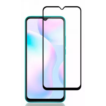 iLike 2.5D Black Frame Full Glue Tempered Glass Screen Protector für Xiaomi Redmi 9A