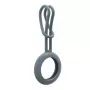 iLike AirTag Silicone Keychain Loop Case Grey Blue