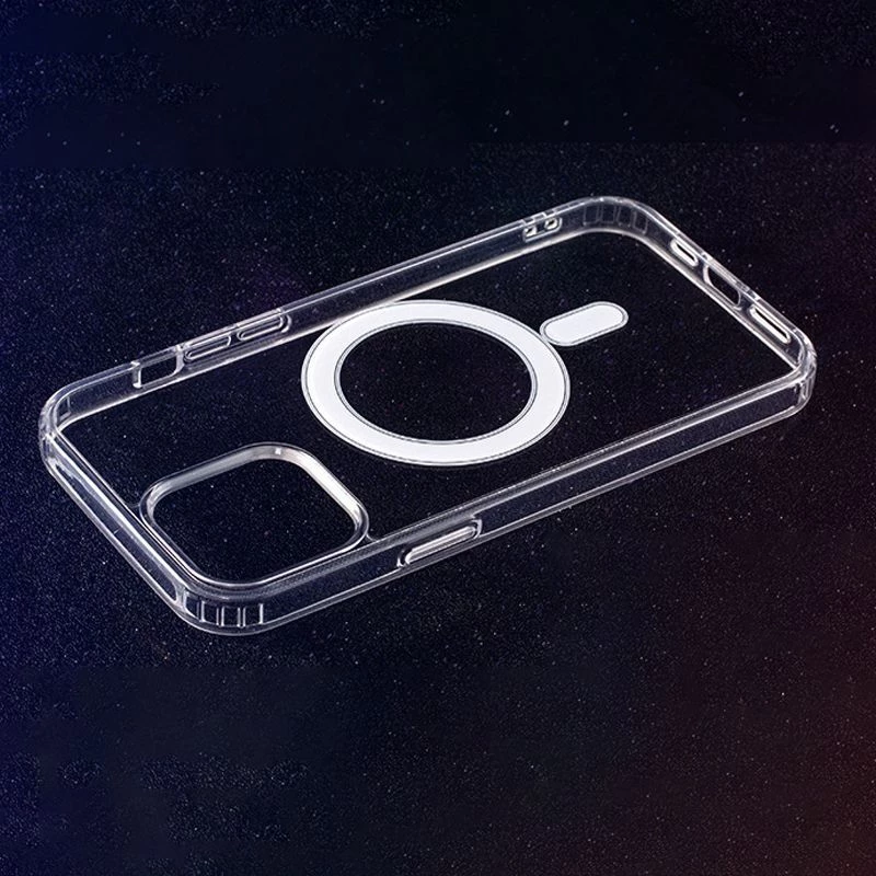 iLike Anti Shock 1.5 mm Mag Case für Samsung Galaxy A17 4G / A17 5G Transparent Big Hole