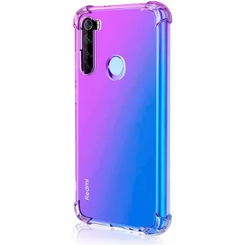 iLike Anti-Shock Back Case für Xiaomi Redmi Note 8 / Redmi Note 8 2021, 0,5 mm, Transparent
