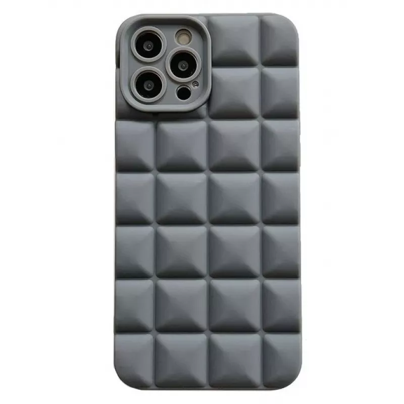 iLike Apple 3D Cube Hülle für iPhone 14 6,1 inch - Schwarz