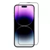 iLike Apple 5D Full Glue Tempered Glass für iPhone 13 / 13 Pro / 14 Schwarz + Applikator