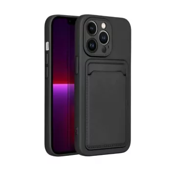 iLike Apple Card Cover Hülle für iPhone 14 Pro 6,1 Zoll Schwarz