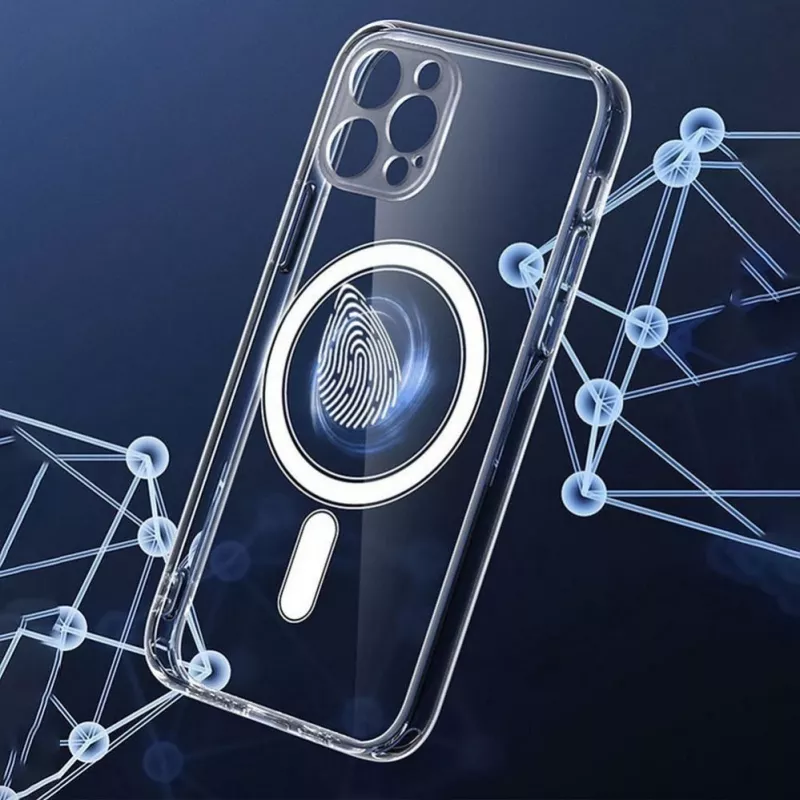 iLike Apple Case für iPhone 16 Pro Clear Mag Cover (STR) Kompatibel mit MagSafe Transparent