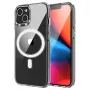 iLike Apple Case für iPhone 16 Pro Clear Mag Cover (STR) Kompatibel mit MagSafe Transparent