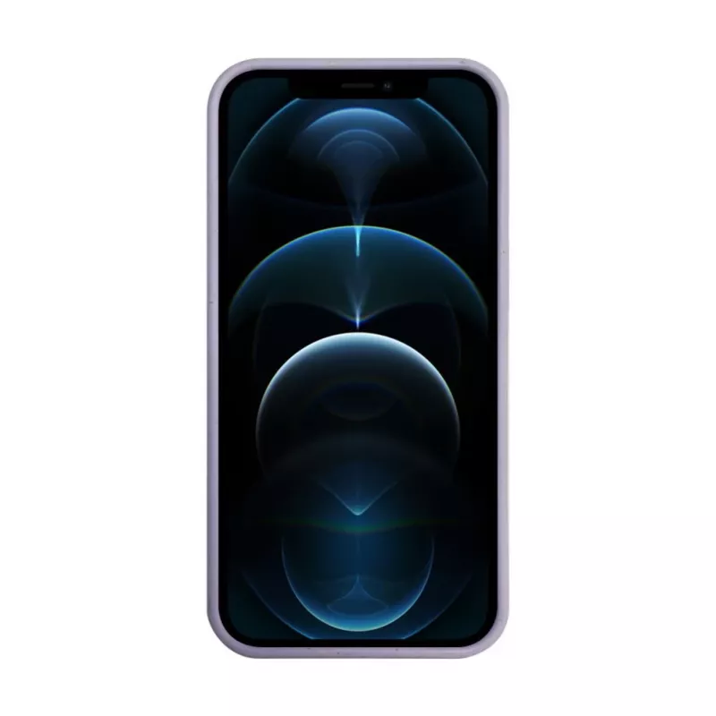 iLike Apple iPhone 12 / 12 Pro Silikonhülle Eco Print Design Blume