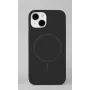 iLike Apple iPhone 12 / 12 Pro Soft Touch Silicone Case with Magnetic Black
