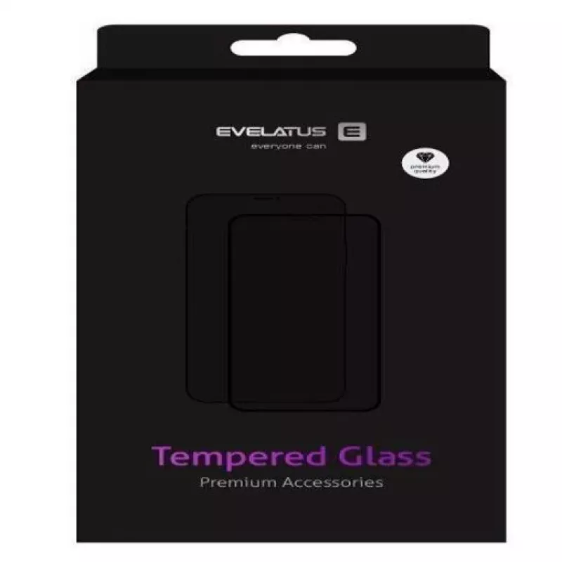 iLike Apple iPhone 12 Mini 5.4 Zoll 0,33 mm Flaches Klares Displayschutzglas aus gehärtetem Glas