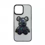 iLike Apple iPhone 13 Silikonhülle Print Desire Bear Schwarz