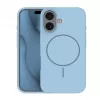 iLike Apple iPhone 16 Soft Touch Silikonhülle mit MagSafe Hellblau