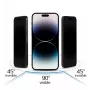 iLike Apple iPhone 17 Pro Panzerglas Privacy Displayschutz Schwarz