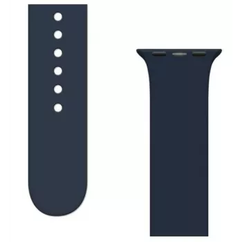 iLike APS Silicone Watch Band für Apple Watch Ultra/8/7/6/5/4/3/2/SE (45/44/42mm) - Dark Blue
