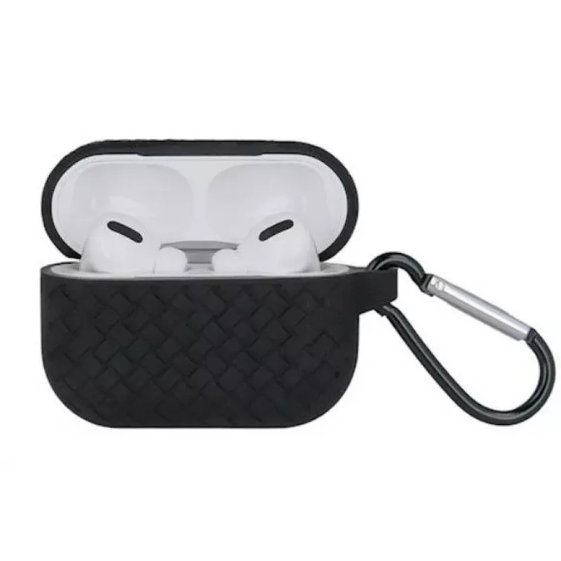 iLike Braid Case für AirPods Pro 1. & 2. Generation - Schwarz