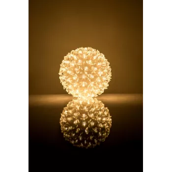 iLike Bumba Flower Ball RS-209 100 LED Warmweiß Deko Licht D-14cm