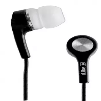 iLike Earphones IEA01BK 3.5mm Schwarz