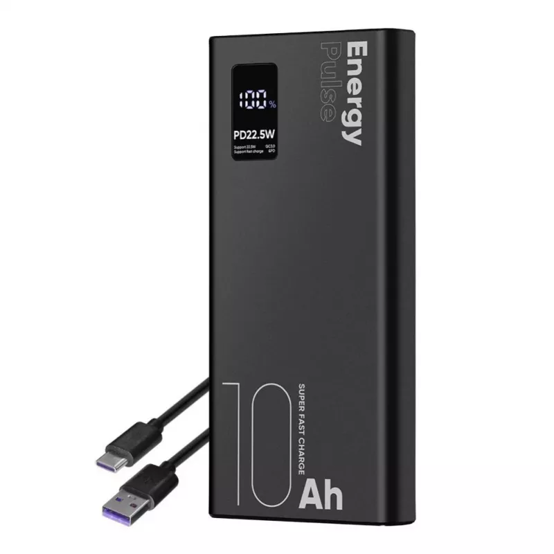iLike EnergyPulse Powerbank 10000mAh 22.5W Schwarz