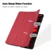 iLike Galaxy Tab A9 / A11 8.7 X110 Tri-Fold Eco-Leder Stand-Hülle Korallenrosa