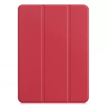 iLike Galaxy Tab A9 / A11 8.7 X110 Tri-Fold Eco-Leder Stand-Hülle Korallenrosa