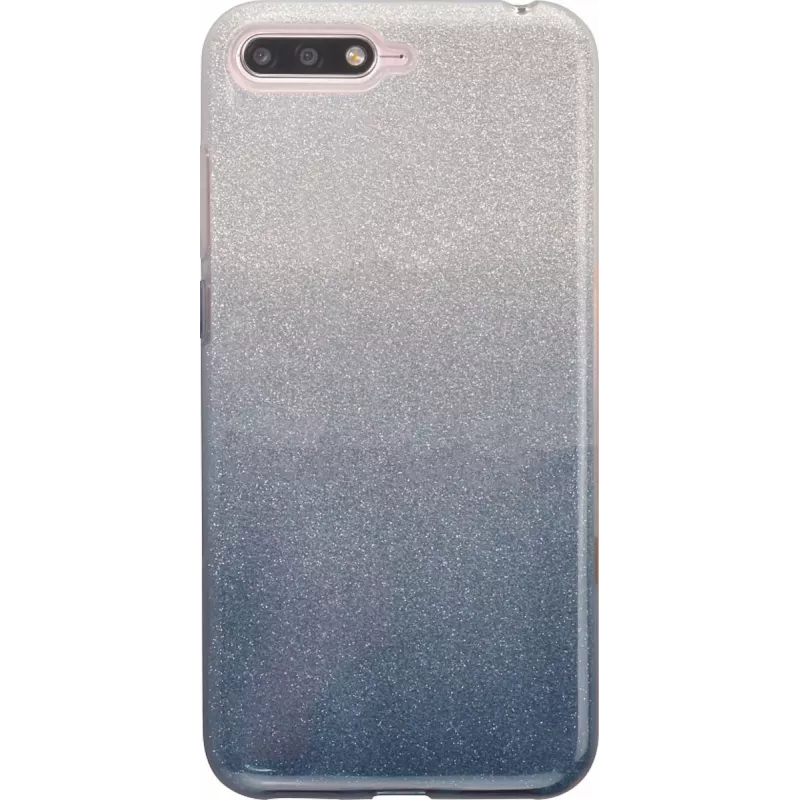 iLike Huawei Y6 2018 Gradient Glitter 3-in-1 Case Smoked