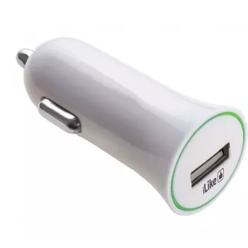 iLike ICC01 Weißer Autoladegerät mit 1 USB-A-Anschluss, 5W