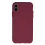 iLike iPhone 11 Silikonhülle Burgund - Stoßdämpfende Rückseitenhülle mit Mikrofaser-Innenfutter