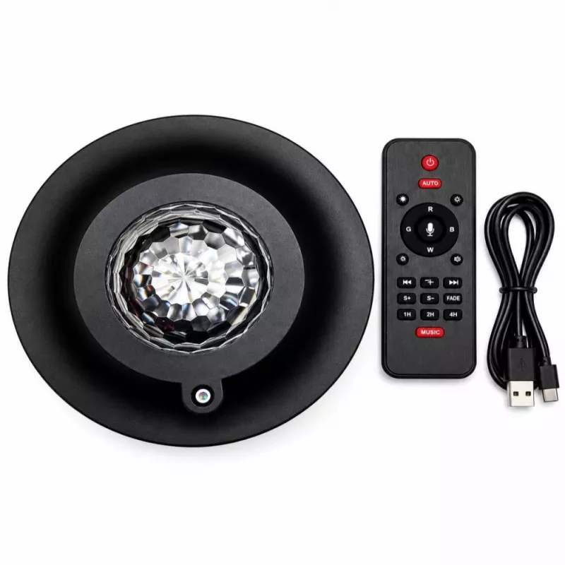 iLike LED Star Projector mit 21 Effekten Schwarz