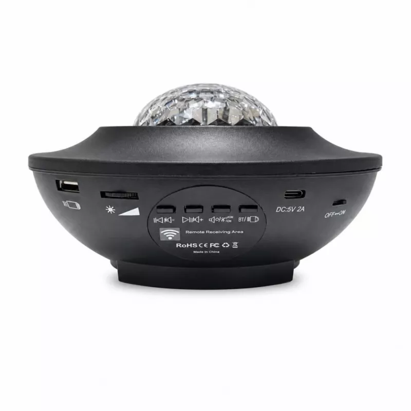 iLike LED Star Projector mit 21 Effekten Schwarz